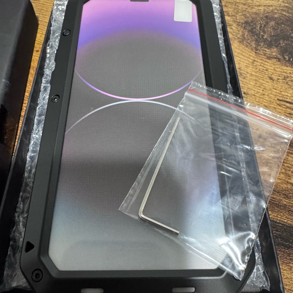 Black Rugged IPhone 14 Pro Case